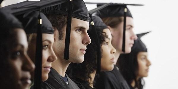 Graduates in Cap and Gown